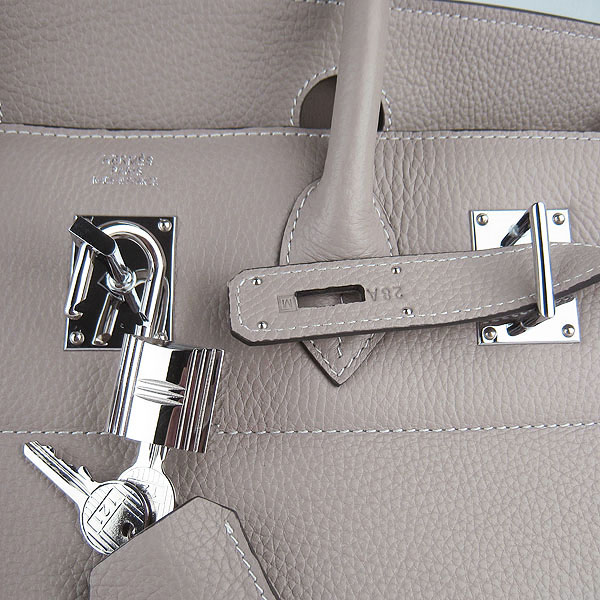 Cheap Hermes Birkin 42cm Replica Togo Leather Bag Grey 62642 - Click Image to Close
